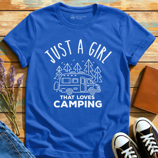 Girl Loves Camping T-Shirt
