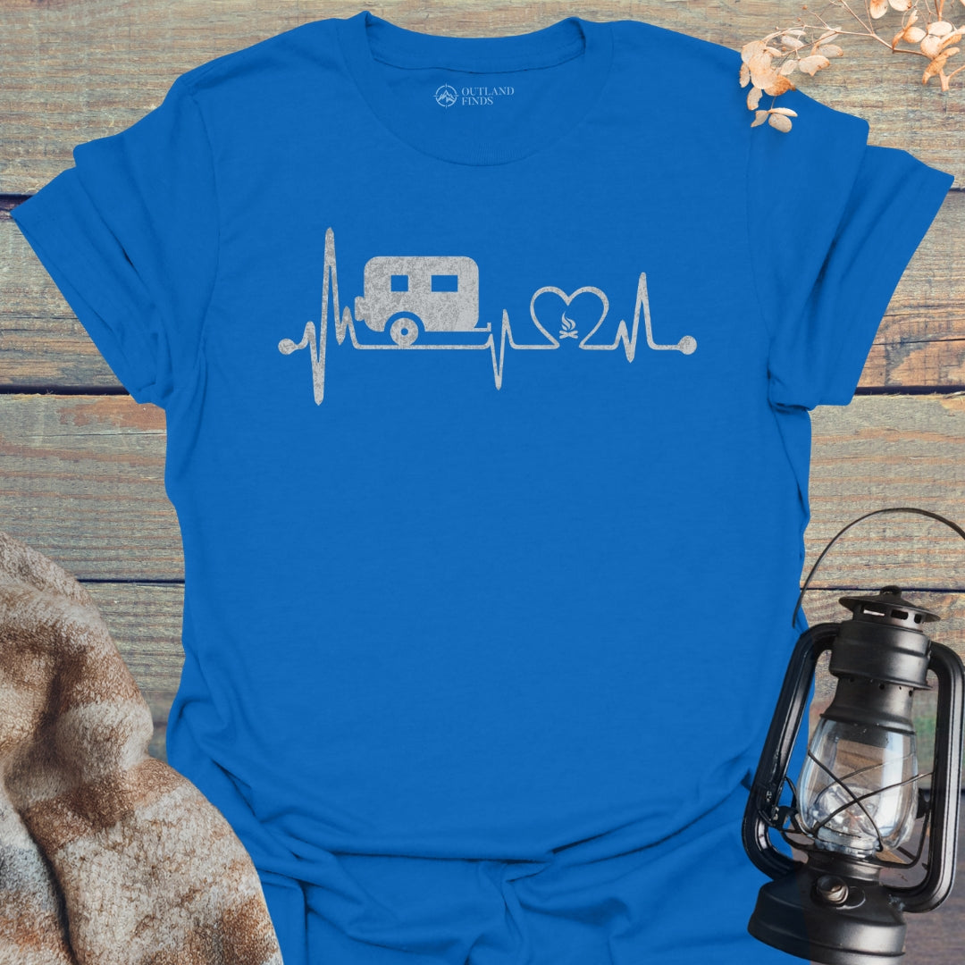 Camping EKG T-Shirt