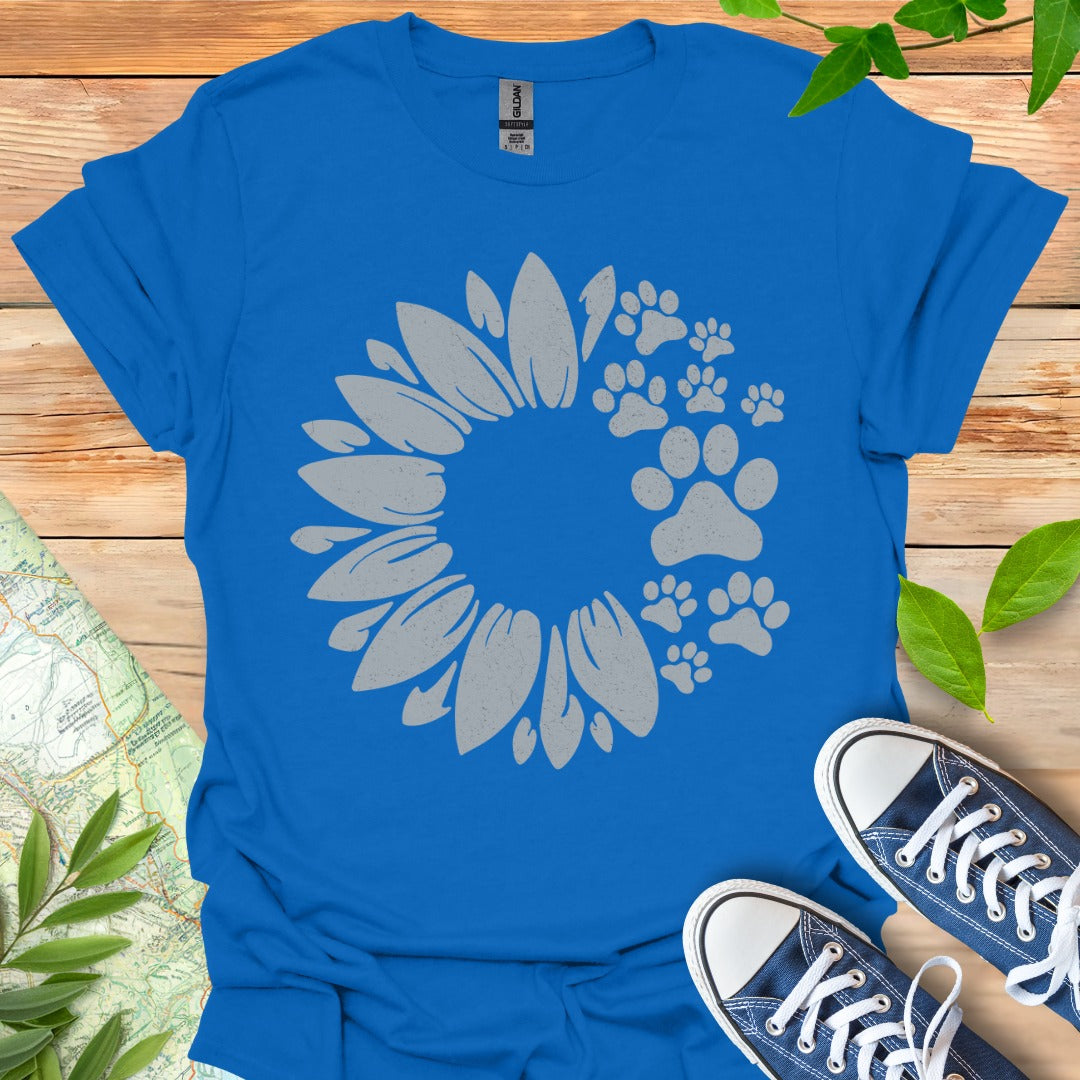 Flower with Paws T-Shirt