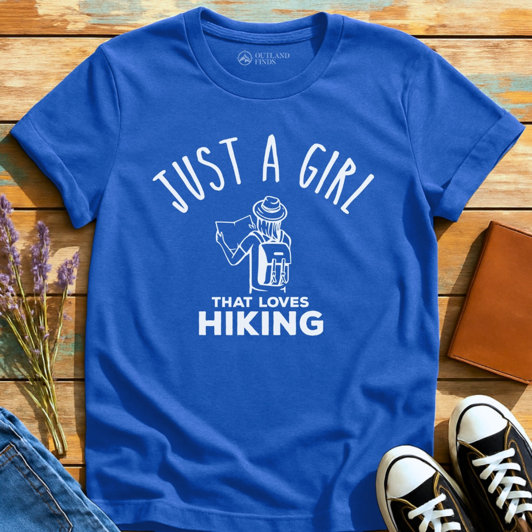 Girl Loves Hiking T-Shirt