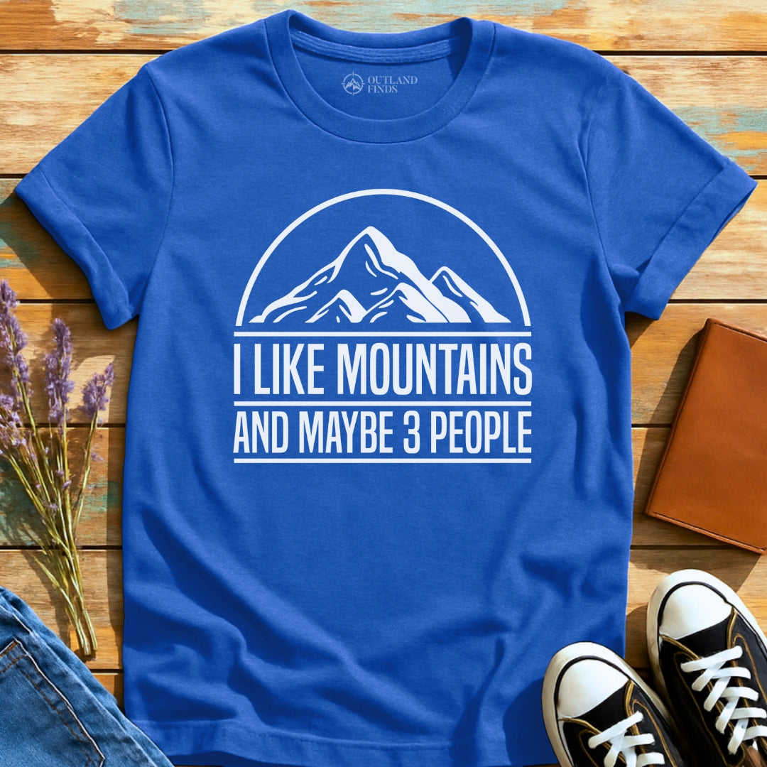 Mountains & 3 People T-Shirt