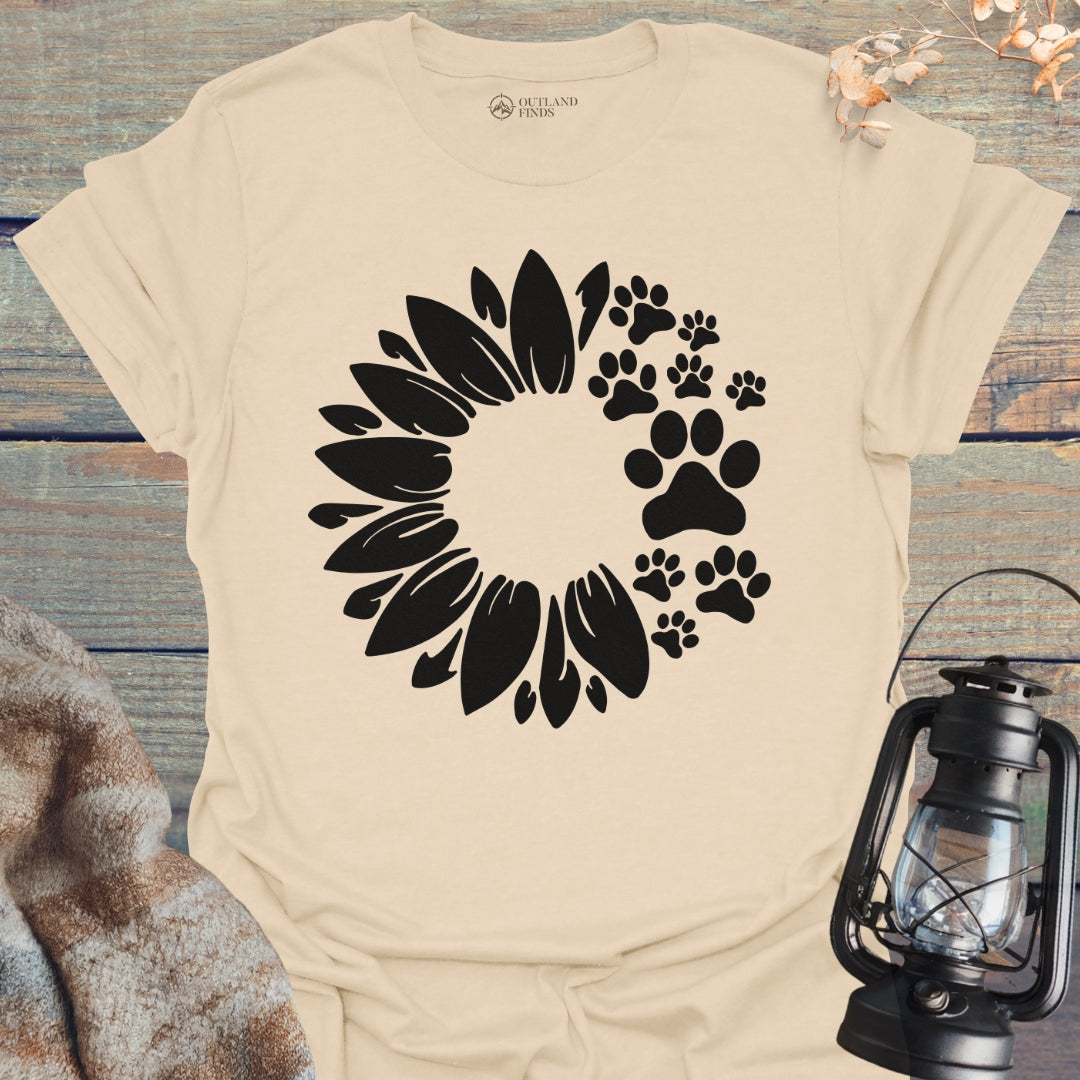Flower with Paws T-Shirt