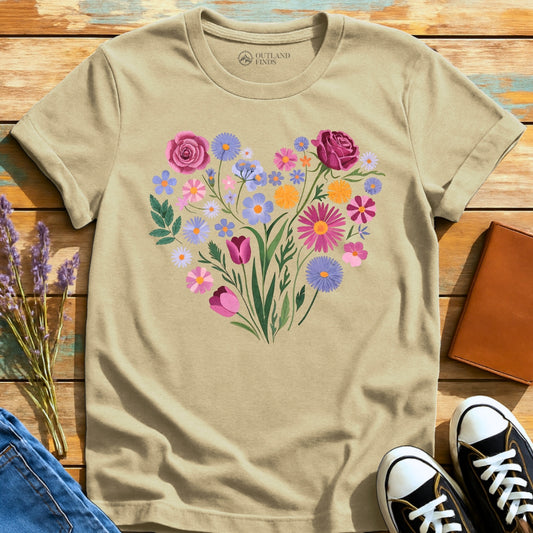 Heart of Flowers T-Shirt