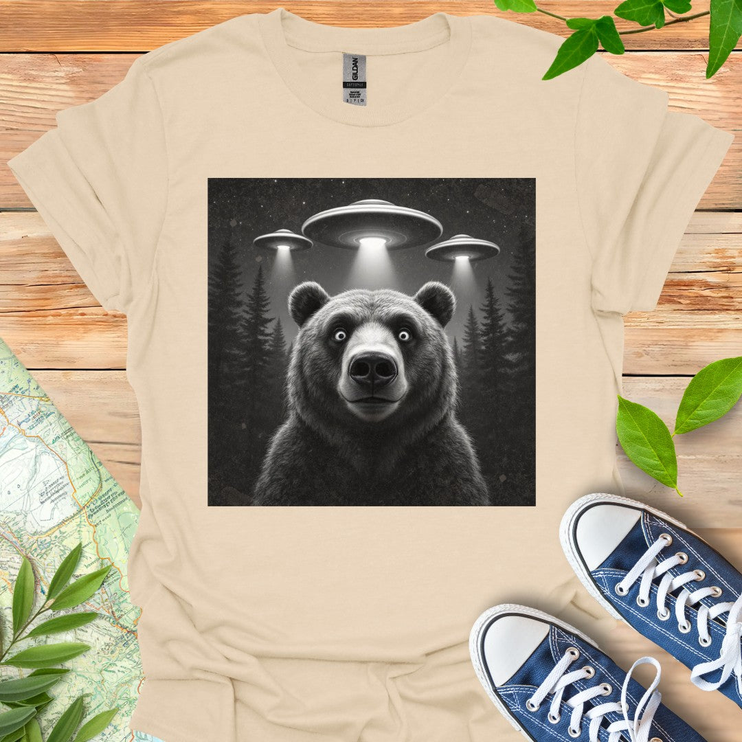 Surprised Bear Selfie T-Shirt