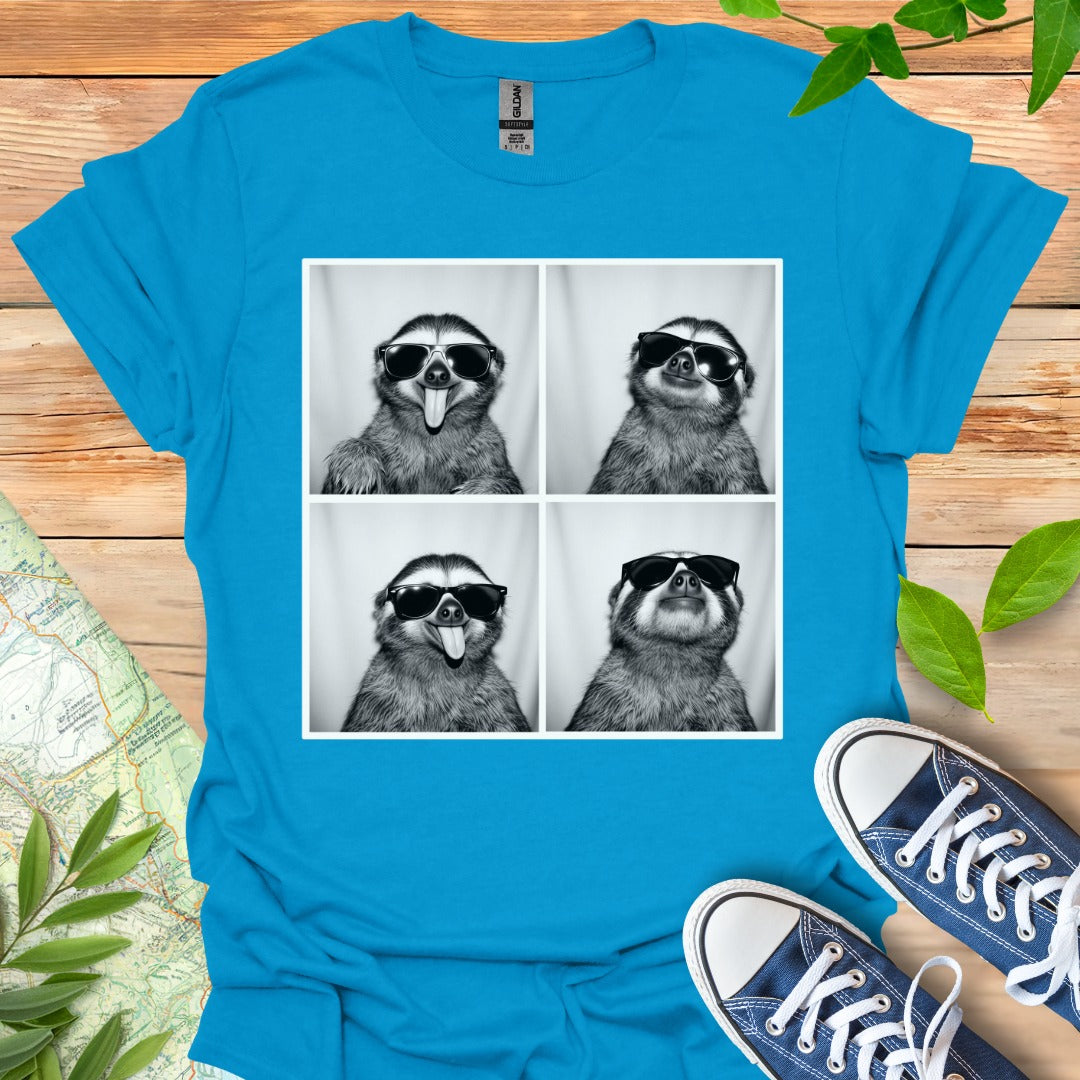 Photo Booth Sloth T-Shirt