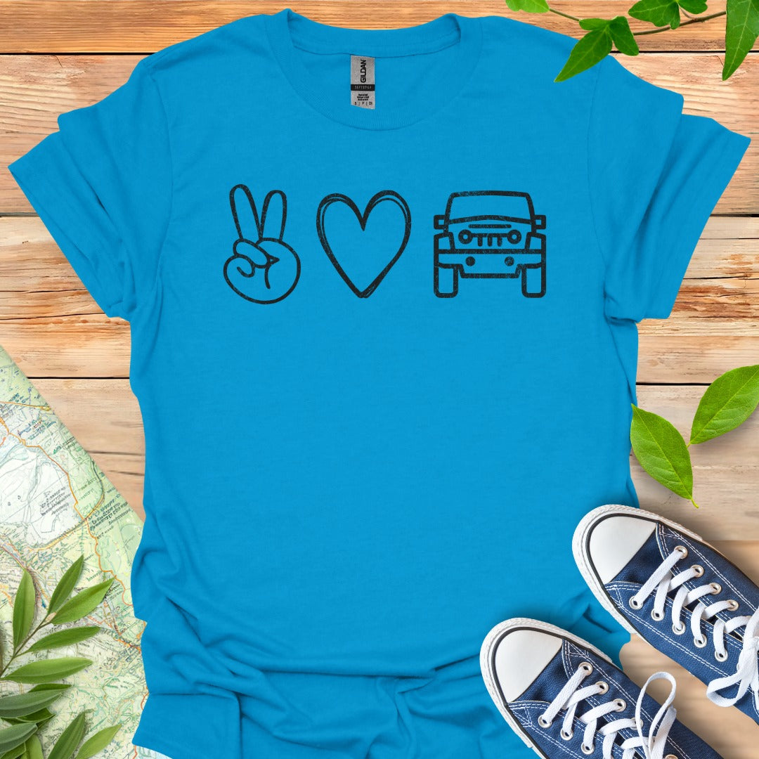 Peace Love Ride T-Shirt