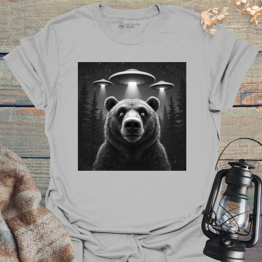 Surprised Bear Selfie T-Shirt