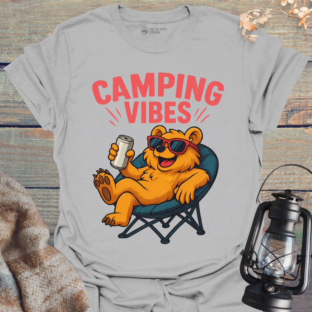 Camping Bear Vibes T-Shirt