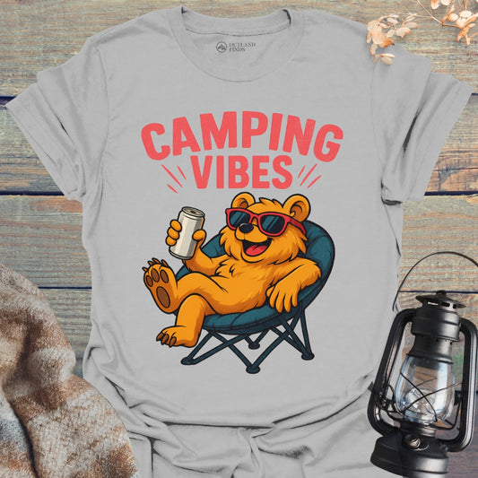 Camping Bear Vibes T-Shirt