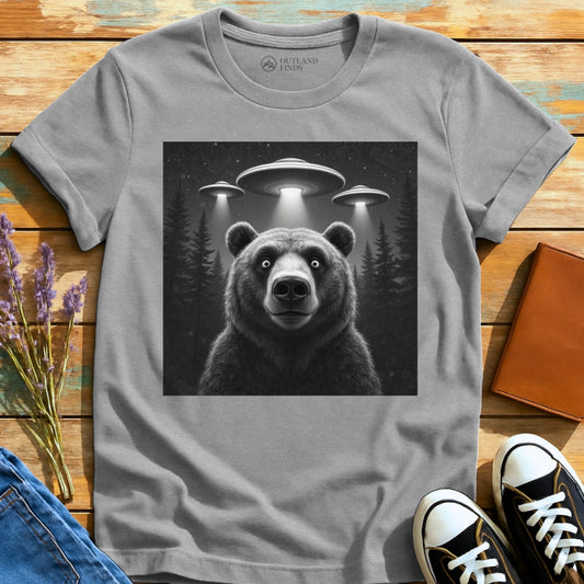 Surprised Bear Selfie T-Shirt
