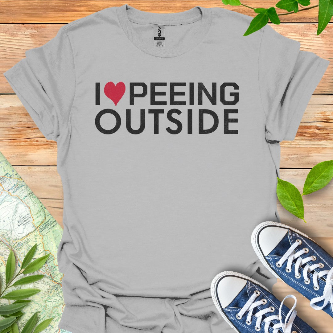 Peeing Outside T-Shirt