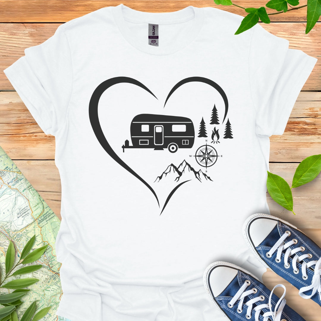 Heart Camping T-Shirt