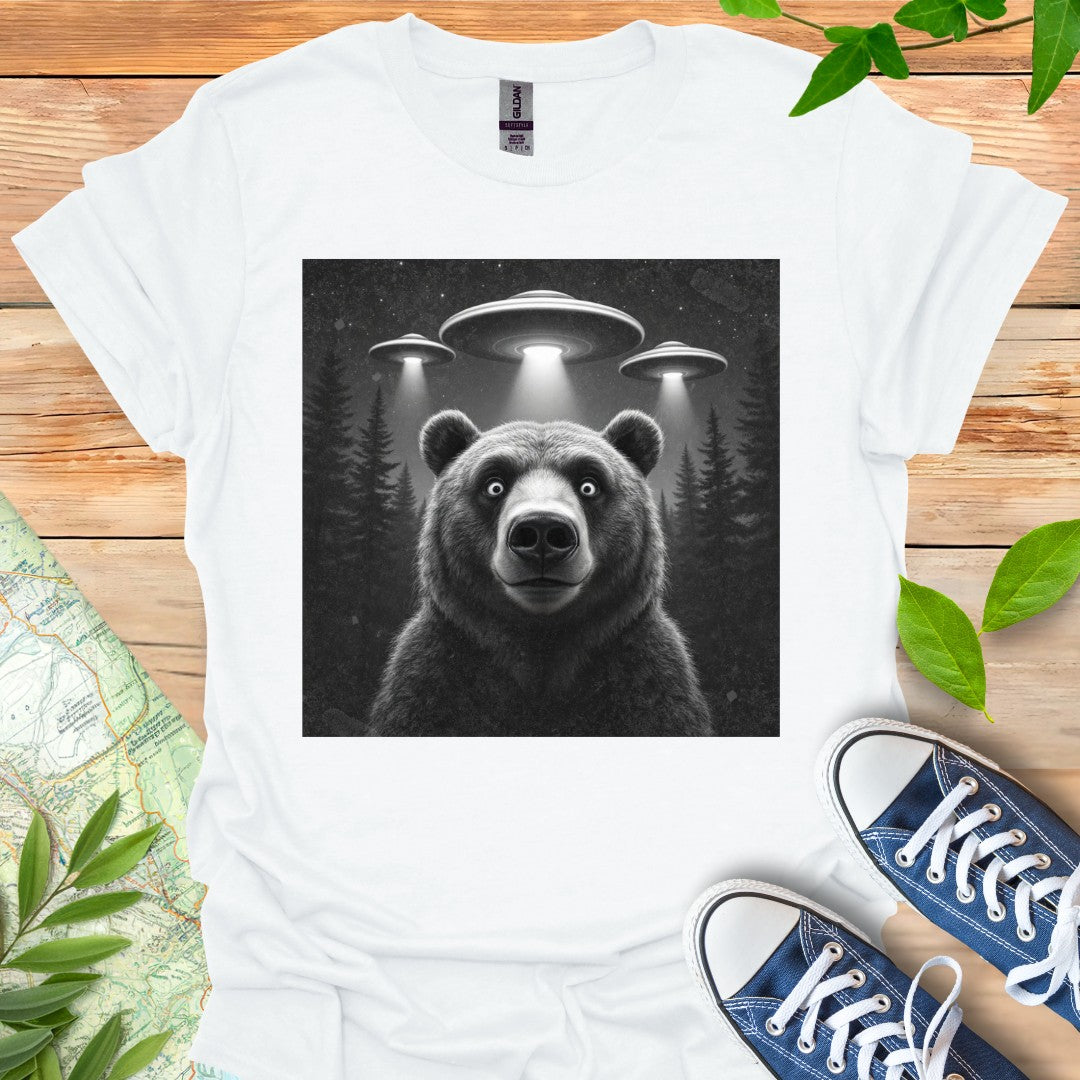 Surprised Bear Selfie T-Shirt